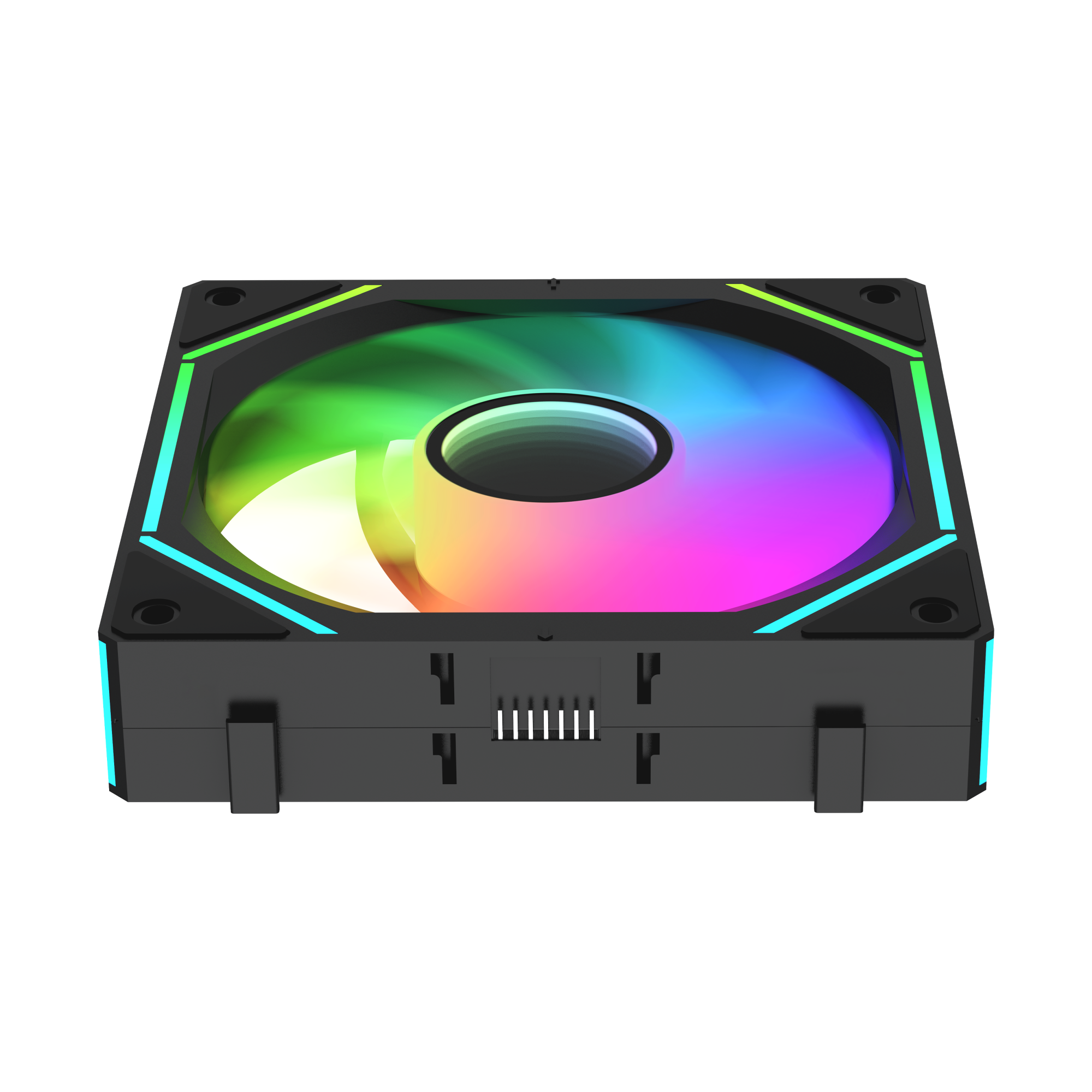 Вентилятор для корпуса Ocypus Gamma F12 UNI BK ARGB REVERSE BLADE (Gamma-F12-BK1AM01U-GL)
