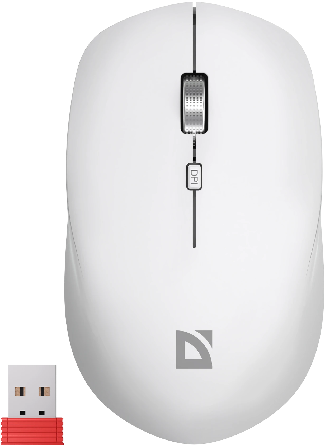 Мышь Defender Velvet MB-406, White (52407)