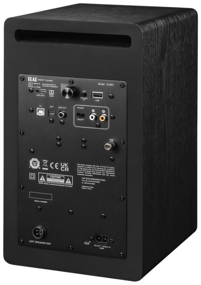 Акустическая система ELAC DEBUT CONNEX DCB61 ЧЕРНЫЙ EAN:4011822320852 (Пара) (DCB61-BK-P)