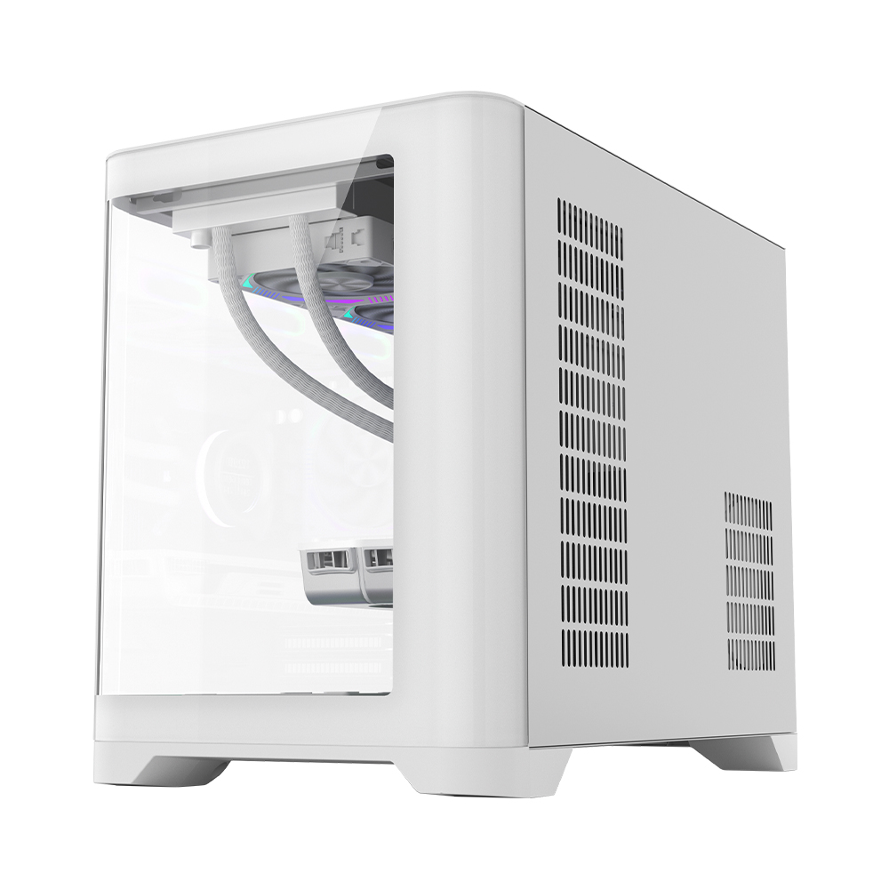 Компьютерный корпус 1STPLAYER UV6 WHITE (UV6-WH-2FC7R-W-1FC7-W)