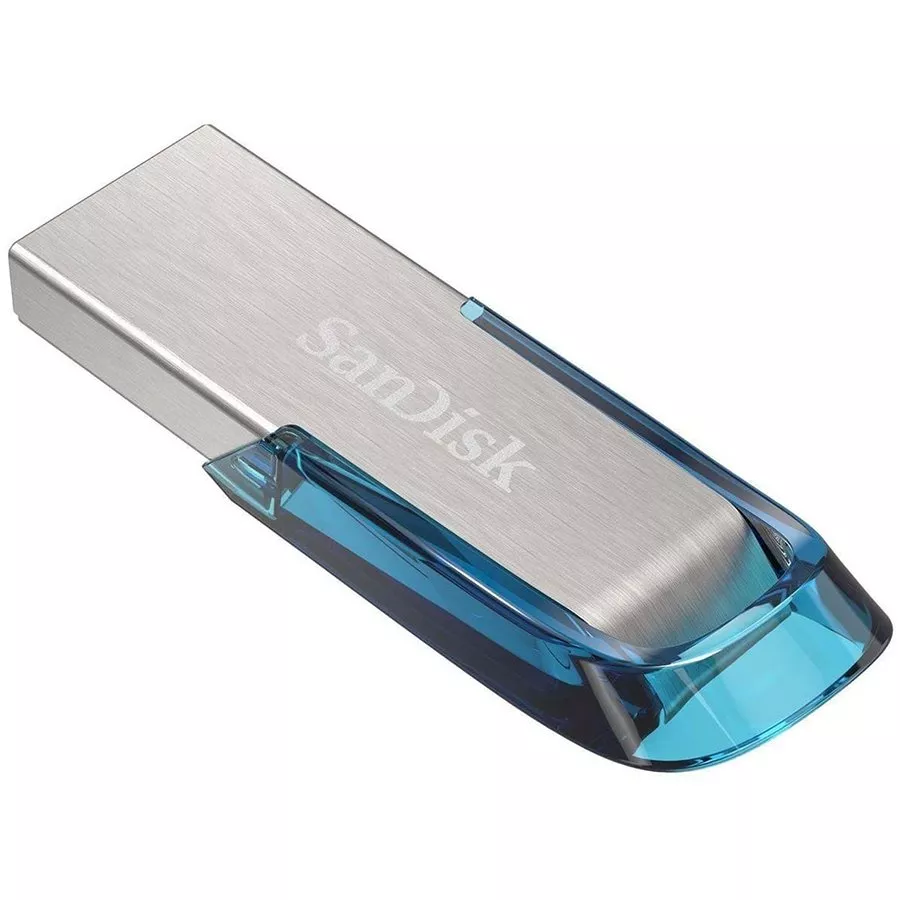 Флэш-накопитель Sandisk Ultra Flair 64GB - Tropical Blue (SDCZ73-064G-G46B)