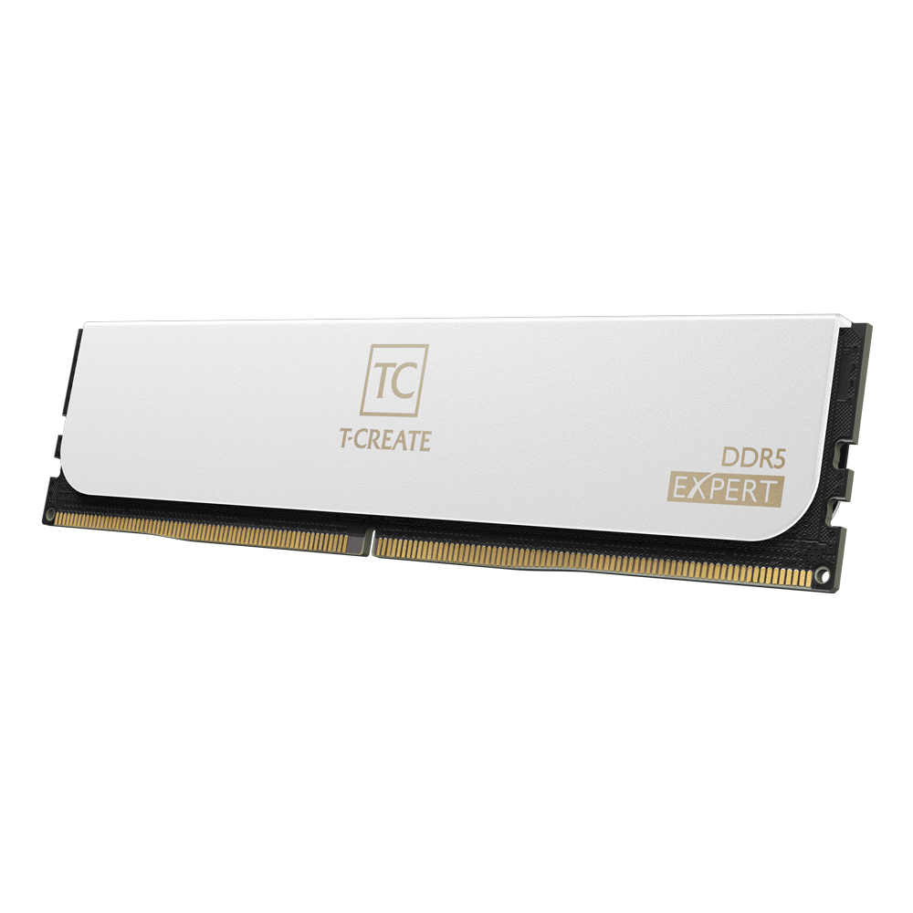 Комплект модулей памяти TeamGroup Team T Create Expert DDR5 32Gb (16x2), 6400MHz, White (CTCWD532G6400HC40BDC01)