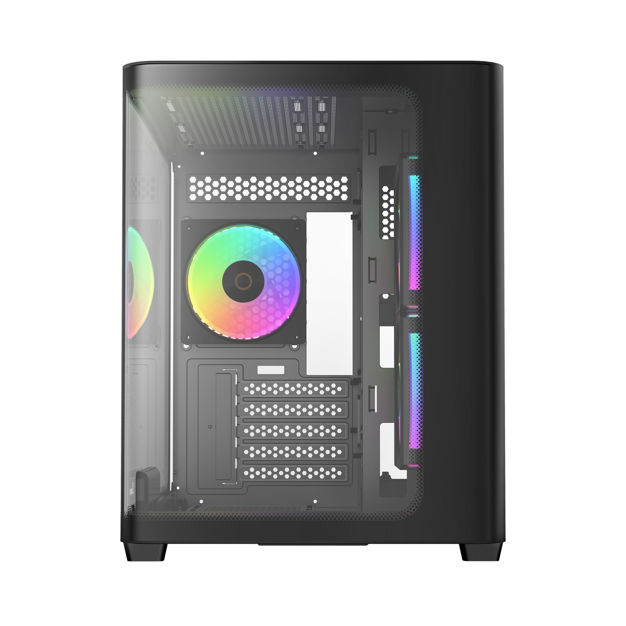 Корпус Ocypus Iota C50 BK Curve ARGB Digital (Iota-C50-BKD300CD-GL)