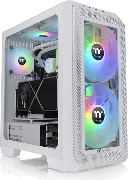 Корпус midi tower Thermaltake View 300 MX Snow, White (CA-1P6-00M6WN-00)