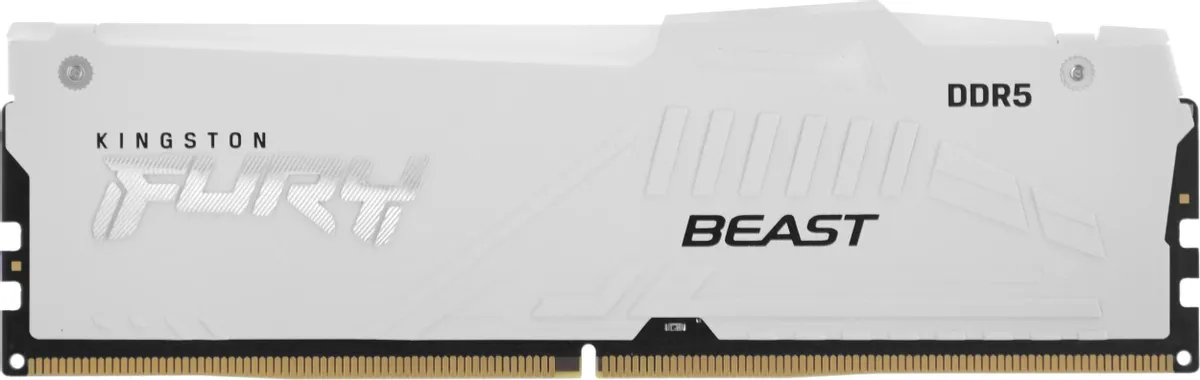 Оперативная память Kingston FURY Beast RGB DDR5 16GB 6000MT/s - White (KF560C30BWEA-16)