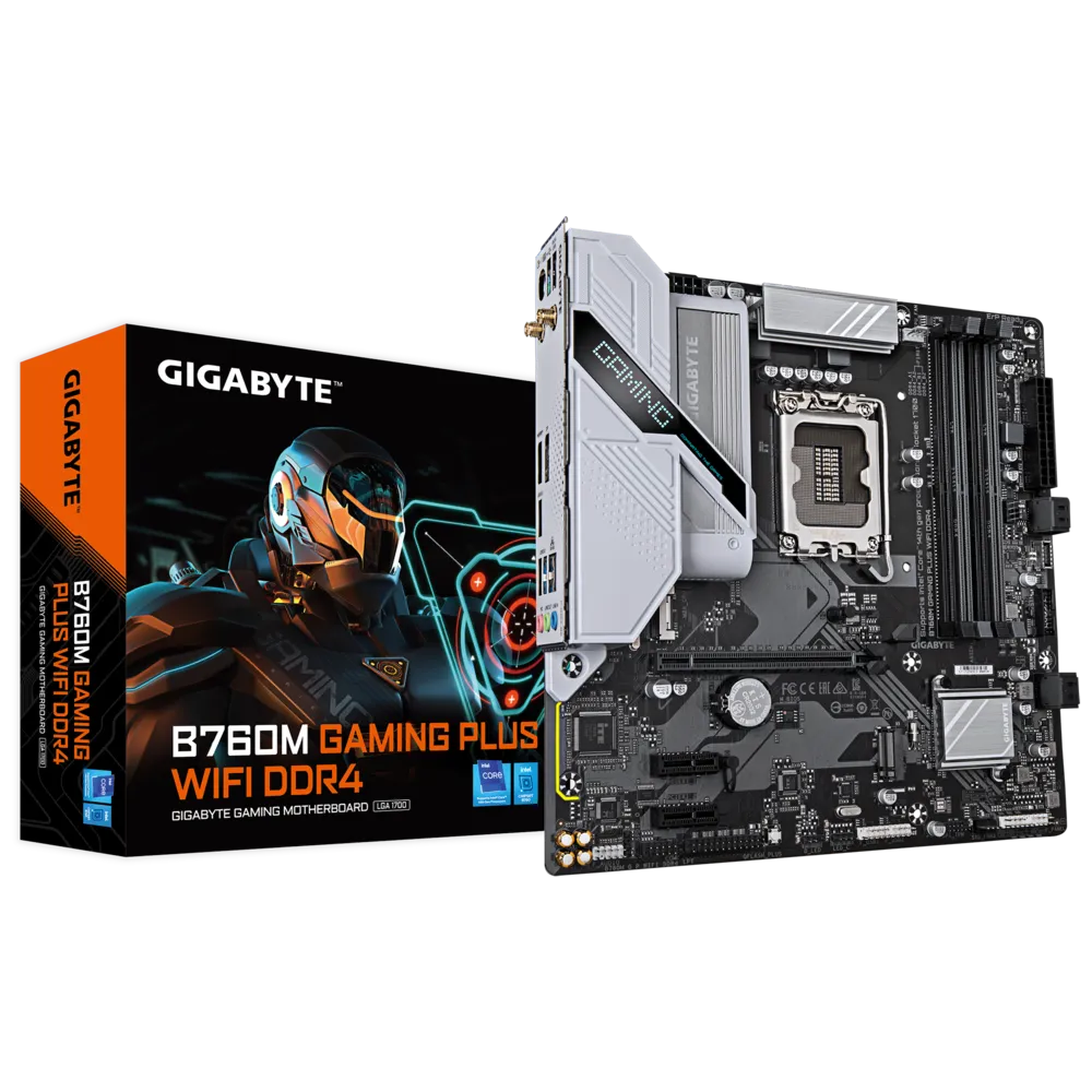 Материнская плата GIGABYTE B760M GAMING PLUS WIFI DDR4  (B760M GAMING PLUS WIFI DDR4)