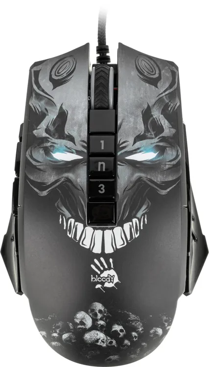 Мышь A4Tech Bloody P85s Skull, Black (P85S SKULL ACTIVATED)