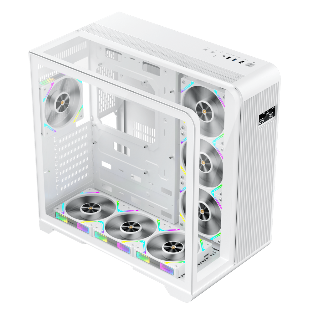 Компьютерный корпус 1STPLAYER RT7 WHITE (RT7-WH-3FC7R-W-1FC7-W)