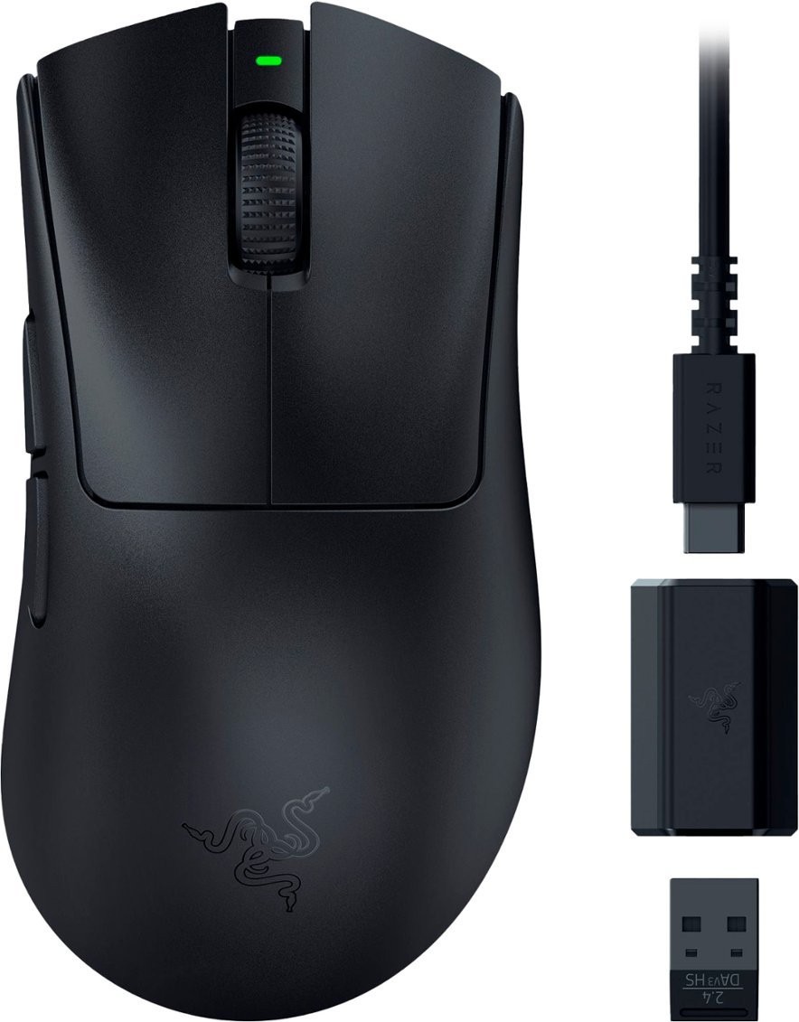 Мышь Razer DeathAdder V3 HyperSpeed, Black (RZ01-05140100-R3G1)