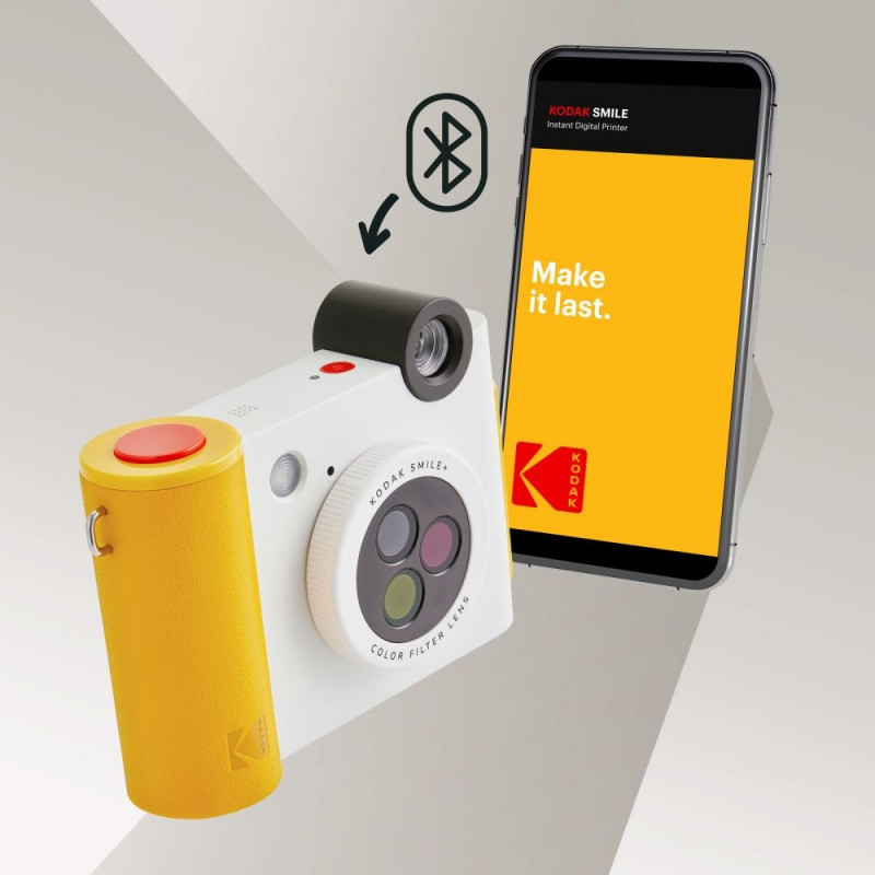 Фотоаппарат моментальной печати Kodak Smile+ белый (RODSMPCAMW)
