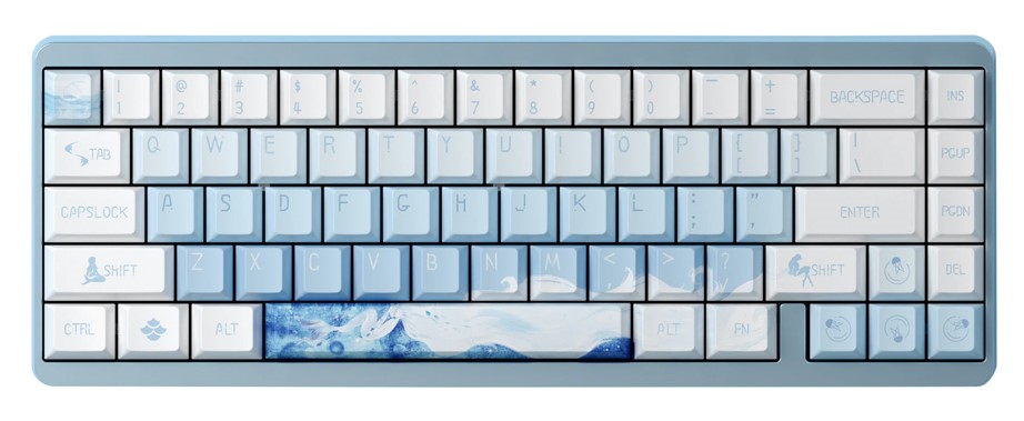 Клавиатура Varmilo Ariel Muse 65 Gateron Varmilo Magnet White switch (A88A109H0A5A06A073)