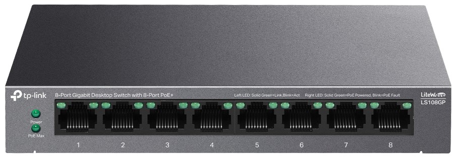 Коммутатор Tp-Link LS108GP (LS108GP(UN))