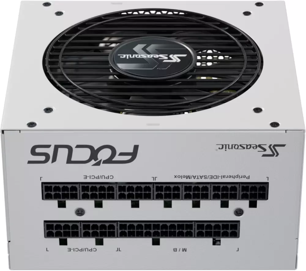 Блок питания ATX Seasonic Focus GX-1000 White,80plus Gold, ATX3.0, 1000W ( SRP-FGX102-A5A32SF)