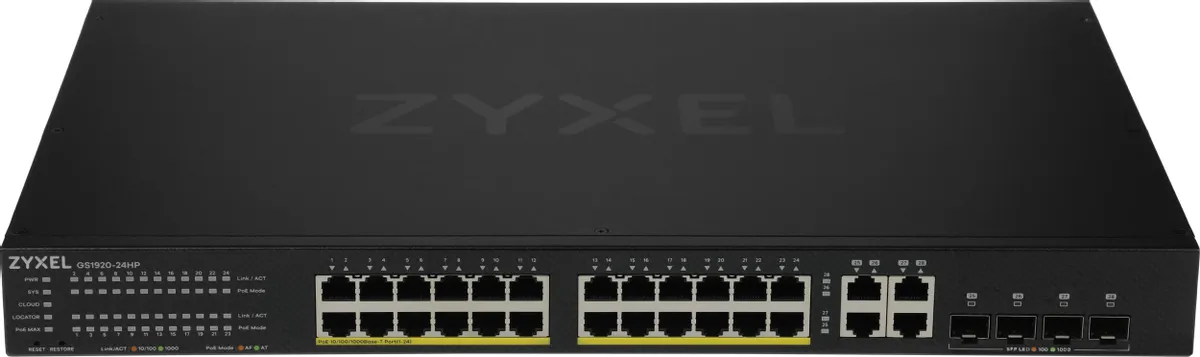 Коммутатор Zyxel NebulaFlex GS1920-24HPv2 (GS192024HPV2-EU0101F) Коммутатор Zyxel NebulaFlex GS1920-24HPv2 (GS192024HPV2-EU0101F)