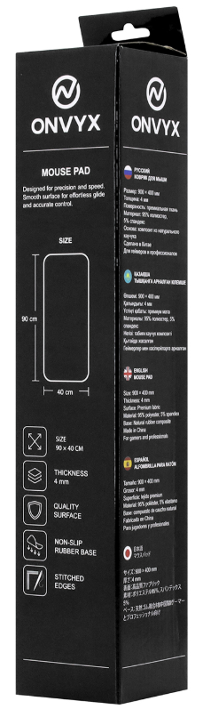 Коврик для мыши ONVYX OMP90404KB, Black (OMP90404KB)