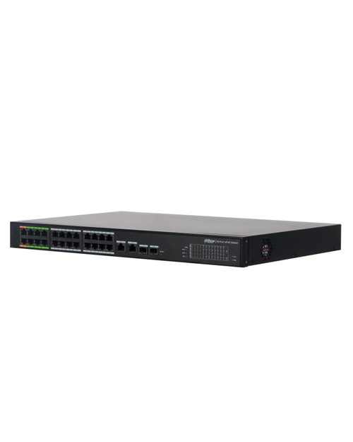 Dahua 24 портовый ePoE коммутатор, управляемый (DH-LR2226-24ET-360)