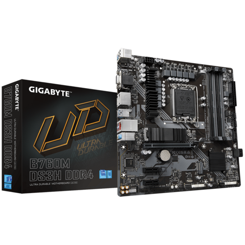 Материнская плата Gigabyte B760M DS3H DDR4 (B760M DS3H DDR4 (REV1.0))