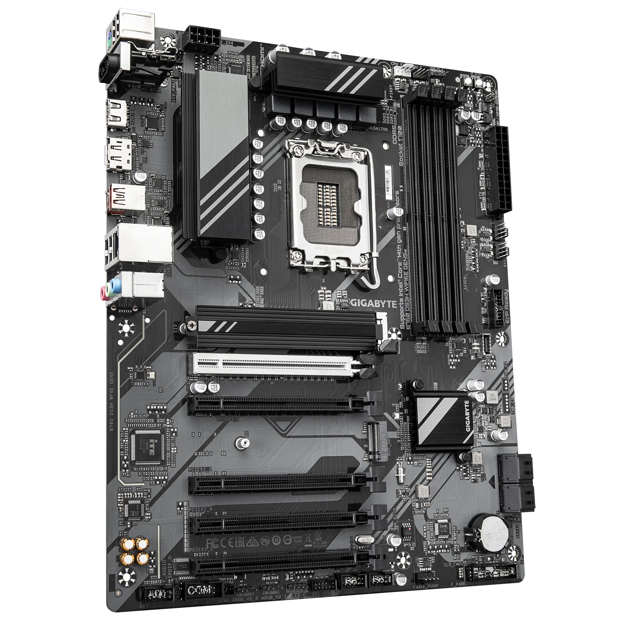 Материнская плата GIGABYTE B760 DS3H WIFI6E GEN5 (B760 DS3H WF6E GEN5)