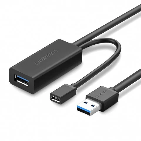 Кабель UGREEN USB(m) - USB(f) удлинитель USB 3.0, 10m US175 (20827)