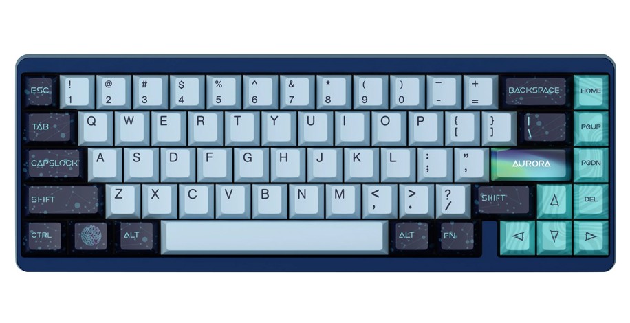 Клавиатура Varmilo Aurora Muse 65, Gateron Varmilo Magnet White, Blue (686006)