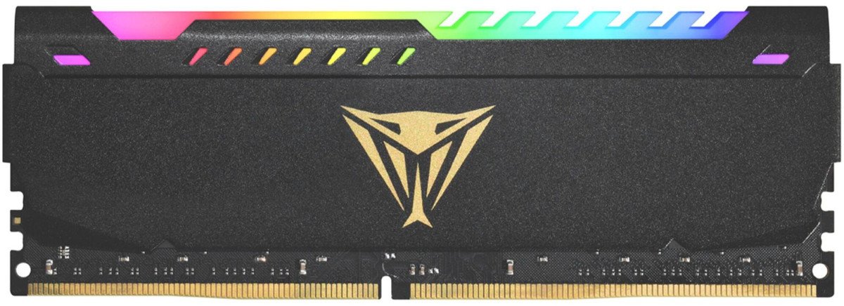 Оперативная память DDR4 PC-28800 (3600 MHz)  8Gb PATRIOT VIPER STEEL RGB  (PVSR48G360C0)