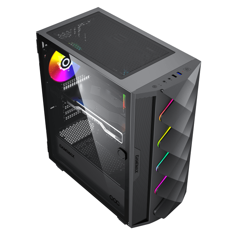 Корпус GameMax Diamond COC Black (Diamond COC BK)