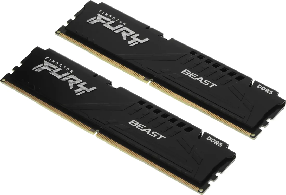 Оперативная память Kingston FURY Beast Black DDR5 64GB (Kit of 2) 5600MT/s (KF556C36BBE2K2-64)