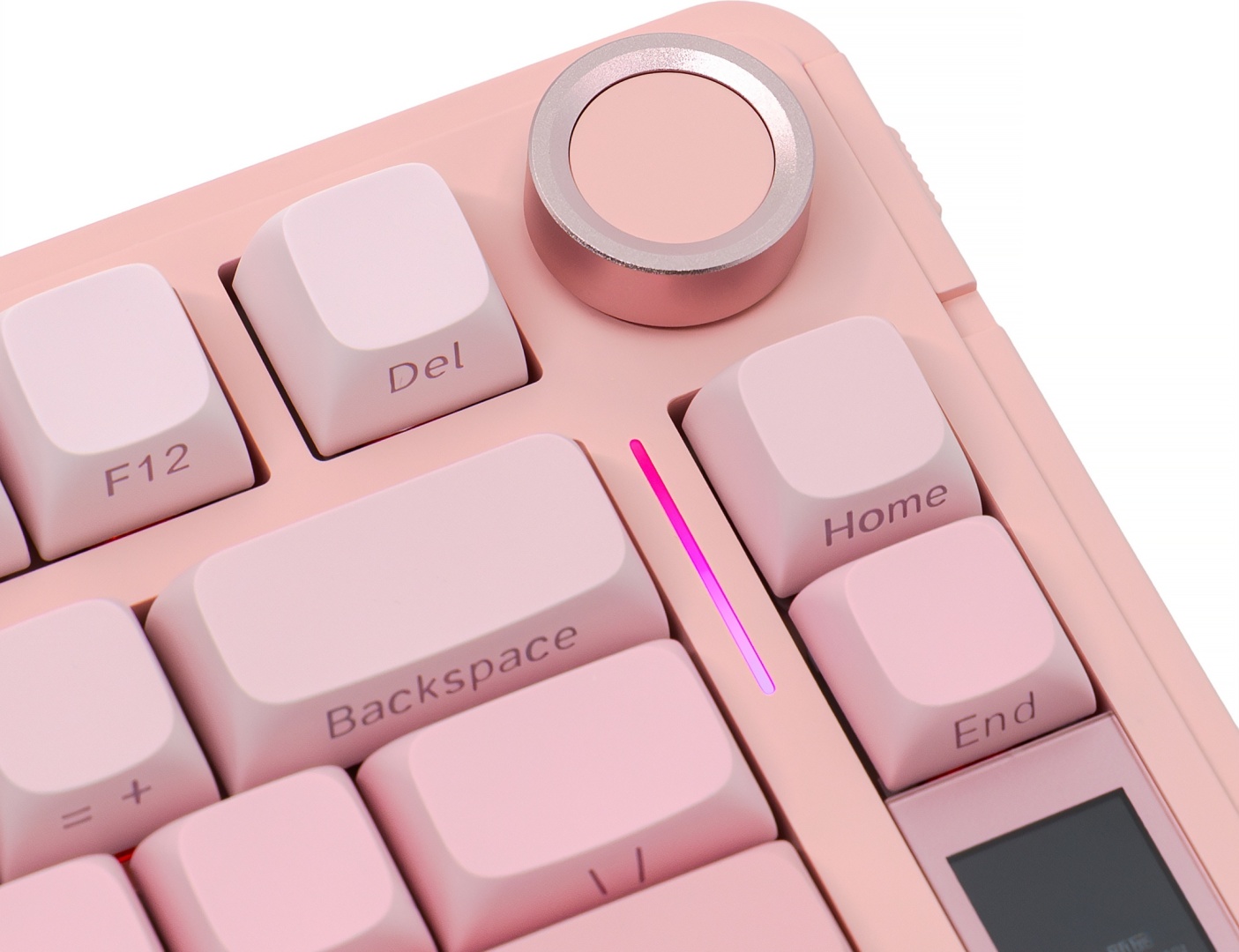 Клавиатура AULA S75 Pro Pink, Gray wood switch (S75 Pro Pink)
