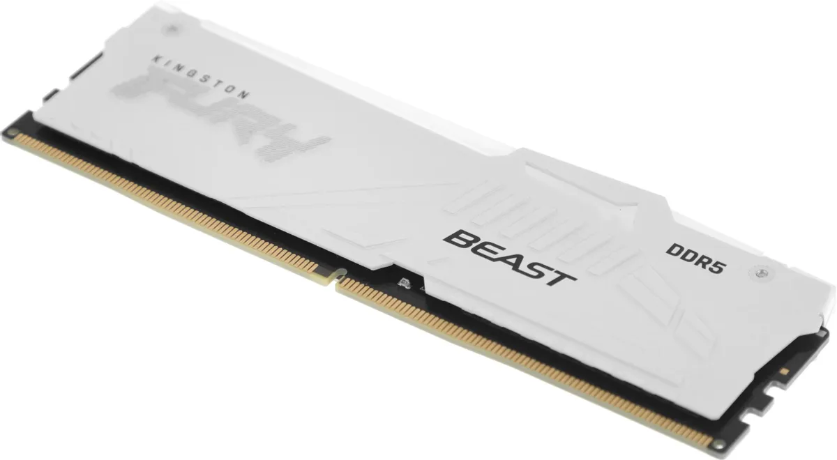 Оперативная память Kingston FURY Beast RGB DDR5 16GB 6000MT/s - White (KF560C30BWEA-16)