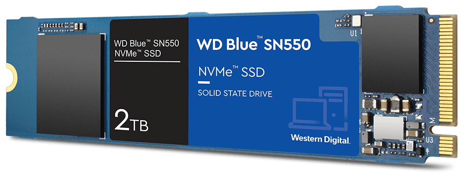Твердотельный накопитель 2000GB SSD WD BLUE SN570 NVMe M.2 PCI-E (WDS200T3B0C)