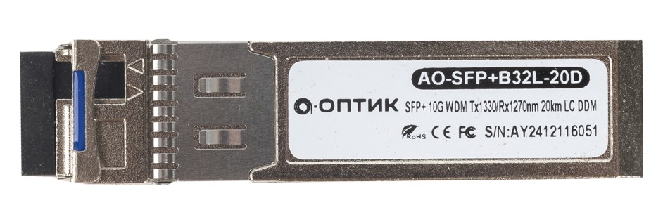 Трансивер А-Оптик AO-SFP+B54L-80D (AO-SFP+B54L-80D)