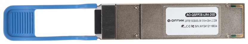 Трансивер А-Оптик AO-QSFP28-LR4-20D (AO-QSFP28-LR4-20D)