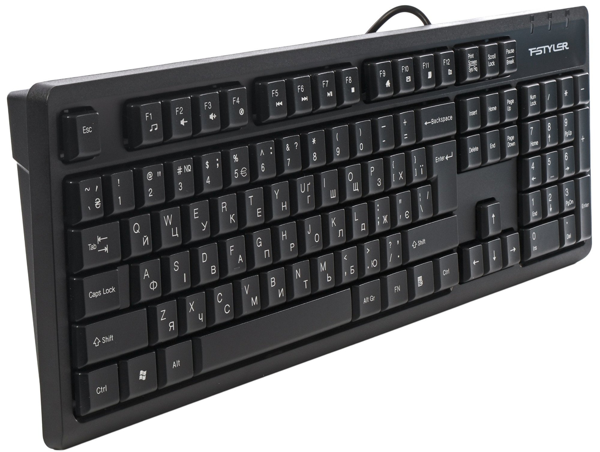 Клавиатура A4tech Fstyler FK12, Black (FK12 Black)