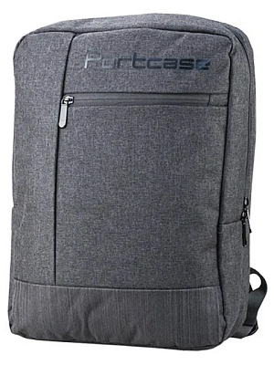Рюкзак для ноутбука 15.6" Portcase KBP-132 GR, Gray, Полиэстер (KBP-132 GR)