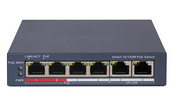 Коммутатор Hikvision DS-3E1106P-EI (DS-3E1106P-EI) Коммутатор Hikvision DS-3E1106P-EI (DS-3E1106P-EI)