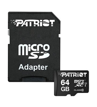Карта памяти microSD 64Gb Patriot class10 (PSF64GMCSDXC10)