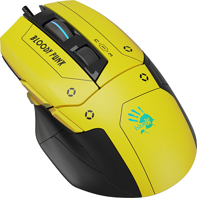 Мышь игровая Bloody W70-Max Punk yellow (W70-Max Punk yellow)