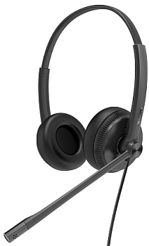 Гарнитура Yealink YHS34 Dual Дуо, Проводная, QD, RJ9 (YHS34 Dual)
