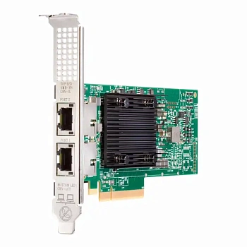 Сетевая карта HPE 10Gb 2-port 535T Adapter (813661-B21) Сетевая карта HPE 10Gb 2-port 535T Adapter (813661-B21)