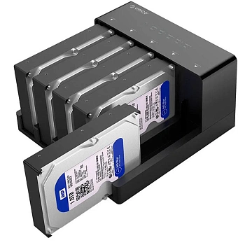Док-станция HDD 2.5/3,5" ORICO (6558US3-C-(EU)-BK) (6558US3-C-EU-BK)