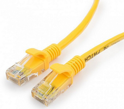 Патч-корд UTP Cablexpert PP12-30M/Y кат.5e, 30м, литой, многожильный (жёлтый) (PP12-30M/Y)