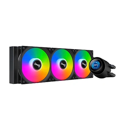Кулер с водяным охлаждением Huntkey GX360R Atlas Shark Black (710-43436094R6)