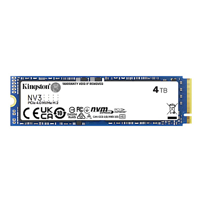 Твердотельный накопитель SSD M.2 PCIe Kingston SNV3S, 4TB (SNV3S/4000G)