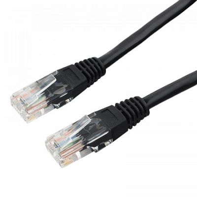 Патч-корд FTP Cablexpert, кат. 6, 1м, чёрный (PP6-1M/BK)