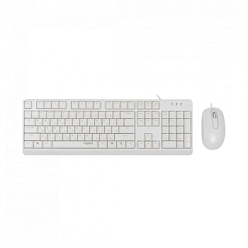 Комплект Клавиатура + Мышь Rapoo X130PRO White (X130PRO White)
