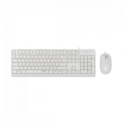 Комплект Клавиатура + Мышь Rapoo X130PRO White (X130PRO White)