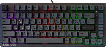 Клавиатура A4Tech Bloody MS76, MS Magnetic Switch - Iron Grey (MS76 IRON GREY)