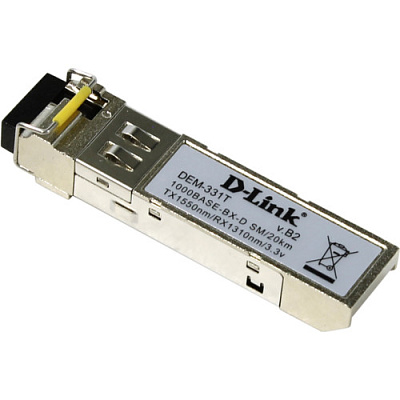 Трансивер сетевой D-Link DEM-331T/20KM/DD/E1A (DEM-331T/20KM/DD/E1A)