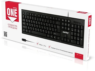 Клавиатура SmartBuy ONE 115, Черный (SBK-115-K)