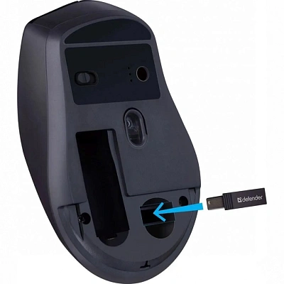 Мышь Defender Effect X MS-095, Black (52095)